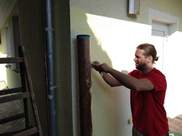 Oprava a nátěr fasády: Ořech