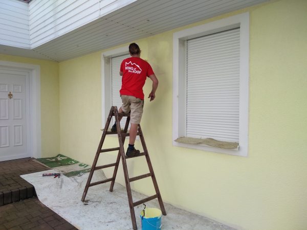 Oprava a nátěr fasády: Ořech