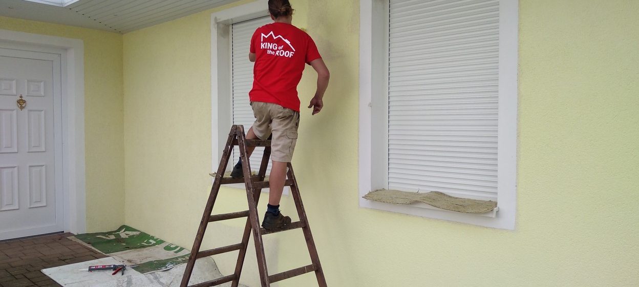 Oprava a nátěr fasády: Ořech