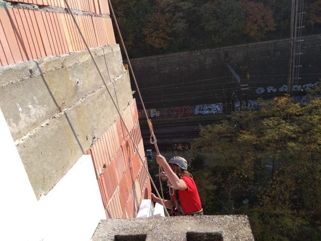 Zateplení štítů bytového domu: Praha